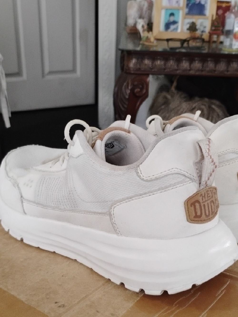 Two Pairs Of Hey Dude Shoes